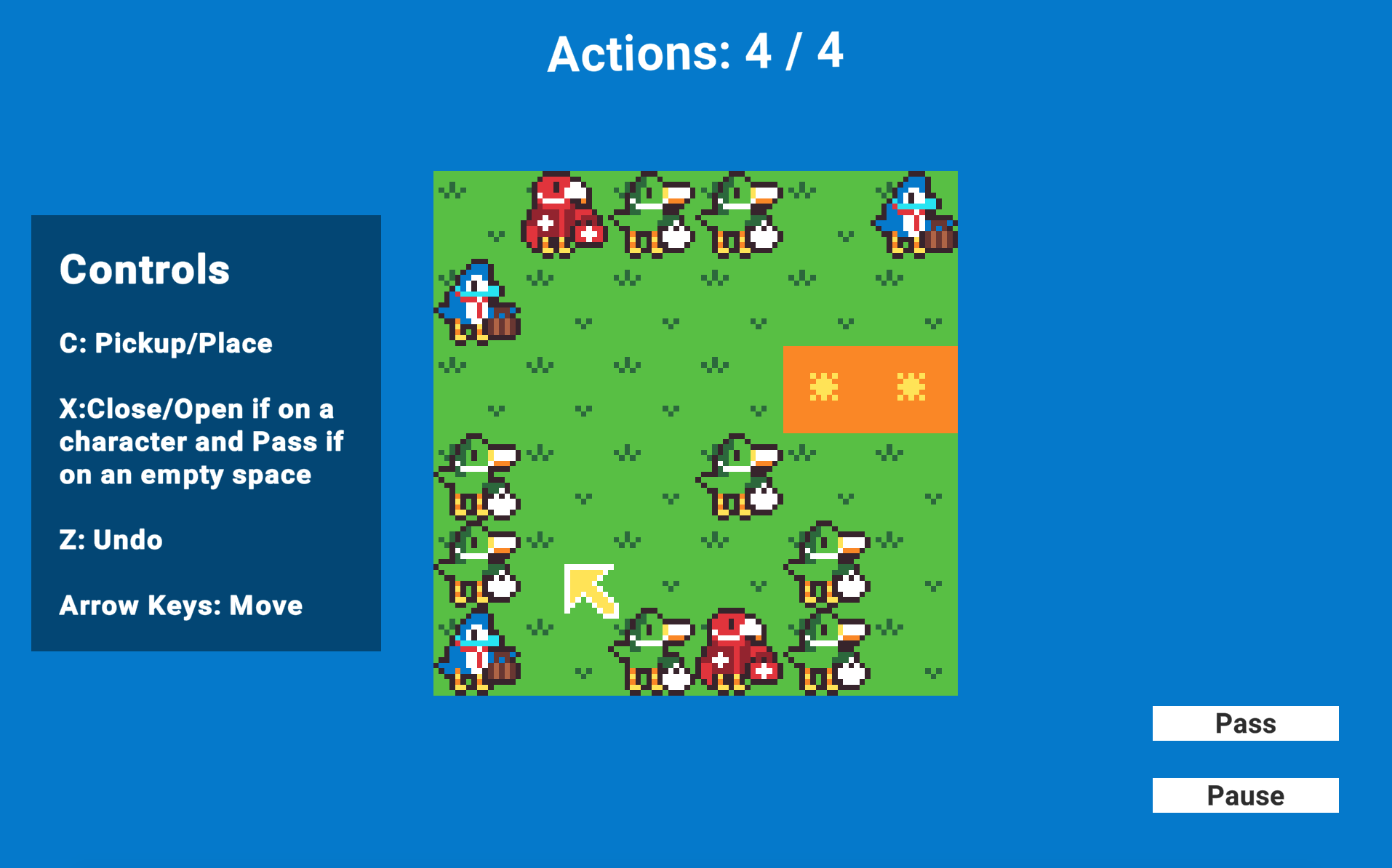 Flockdown gameplay